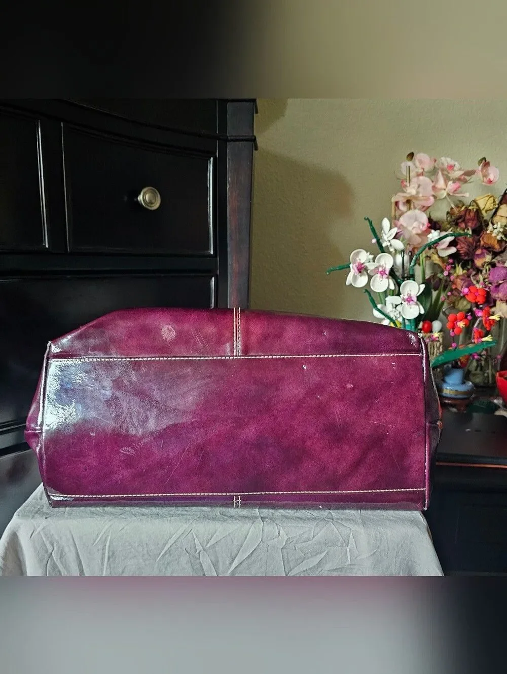 Dooney & Bourke Chiara Tote Patent Leather Handbag